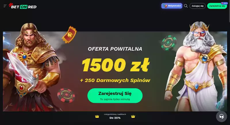 Betonred Casino strona internetowa najlepsze kasyno BLIK z depozytem 10 zł