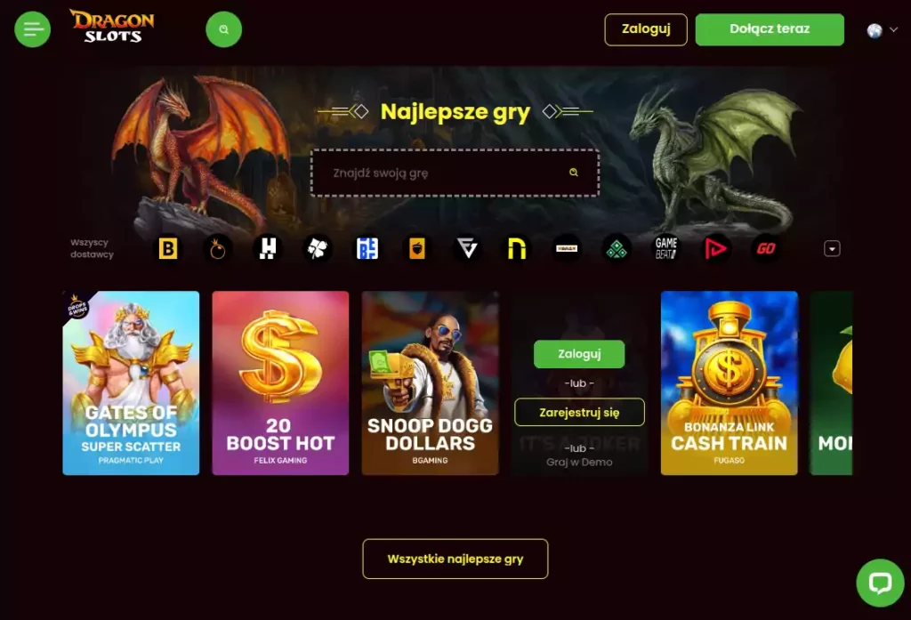 DragonSlots Casino DragonSlots Casino Opinie