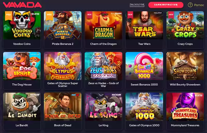 VAVADA Casino VAVADA Casino Opinie